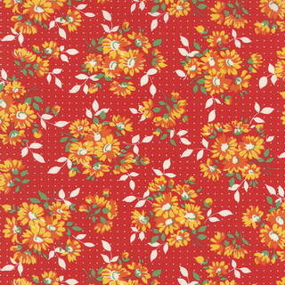 Dotted Daisy Red