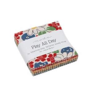 Play All Day Mini Charm Pack 42 - 2.5inch squares