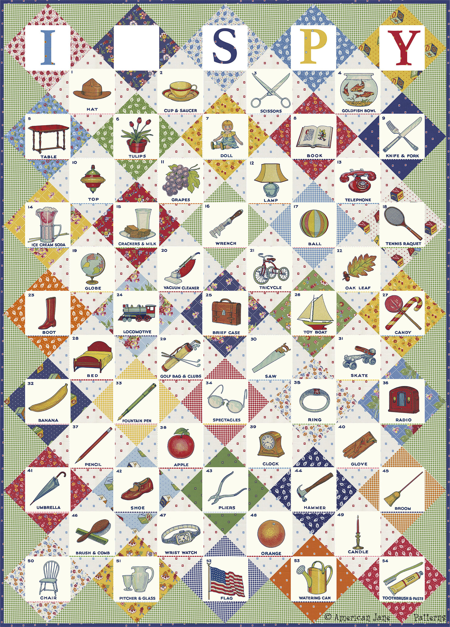 Quilt Kits I Spy Quilt Kit By American Jane American Jane