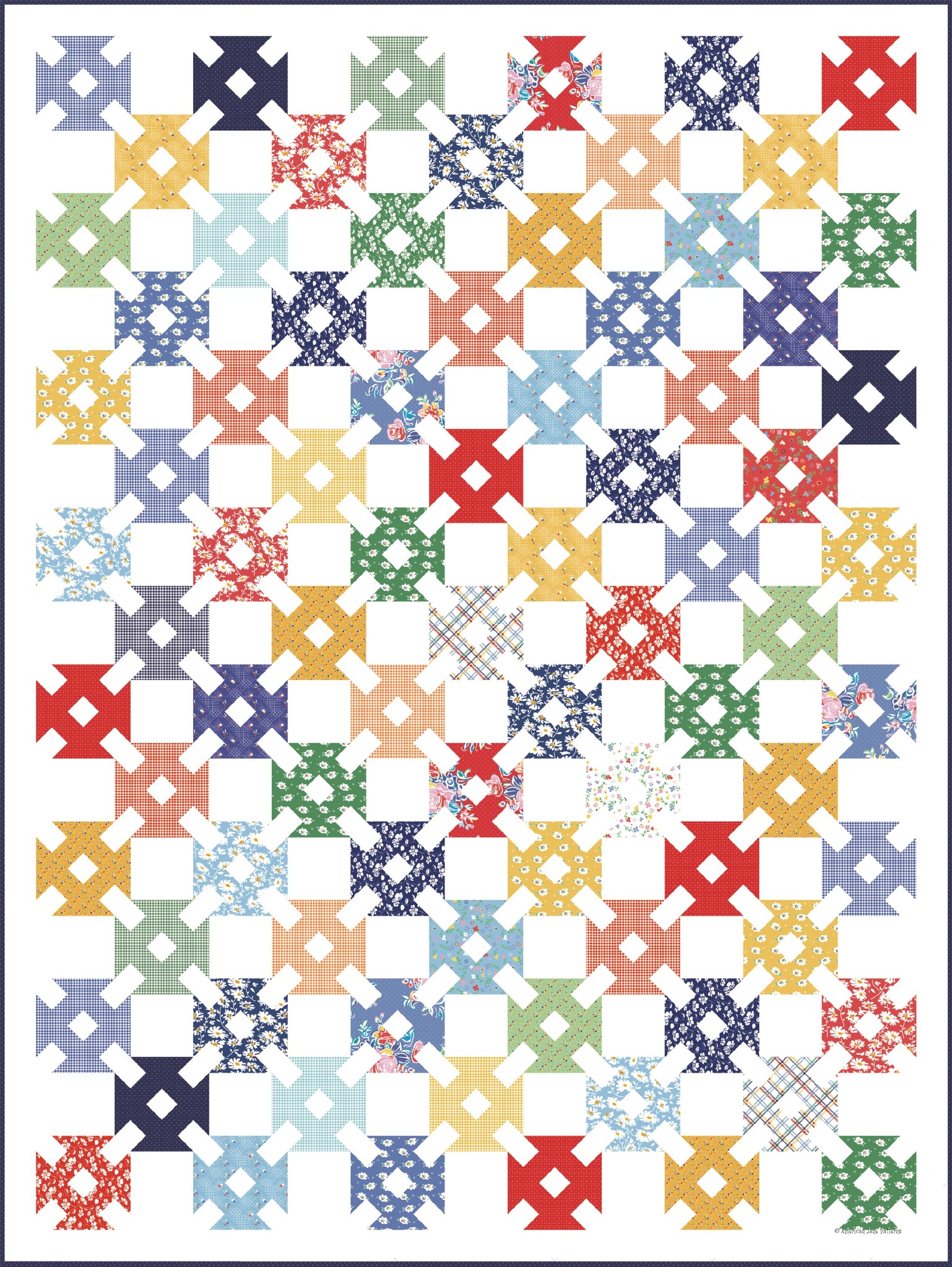 Dashes Patterns Patterns | Darlling Dashes - Quilt Pattern | American Jane