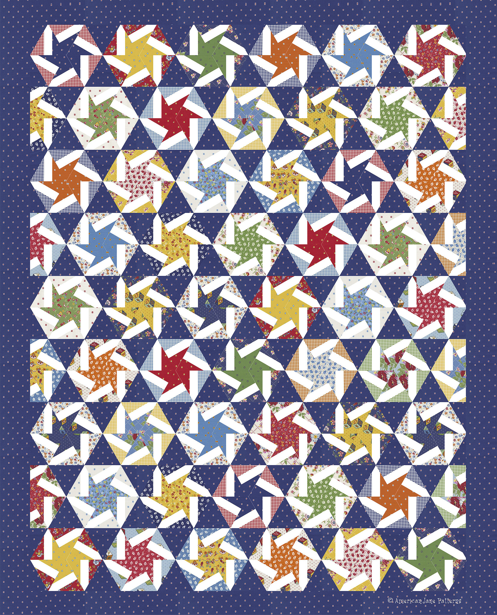 Aperture Pattern Patterns | Aperture Quilt Pattern | American Jane