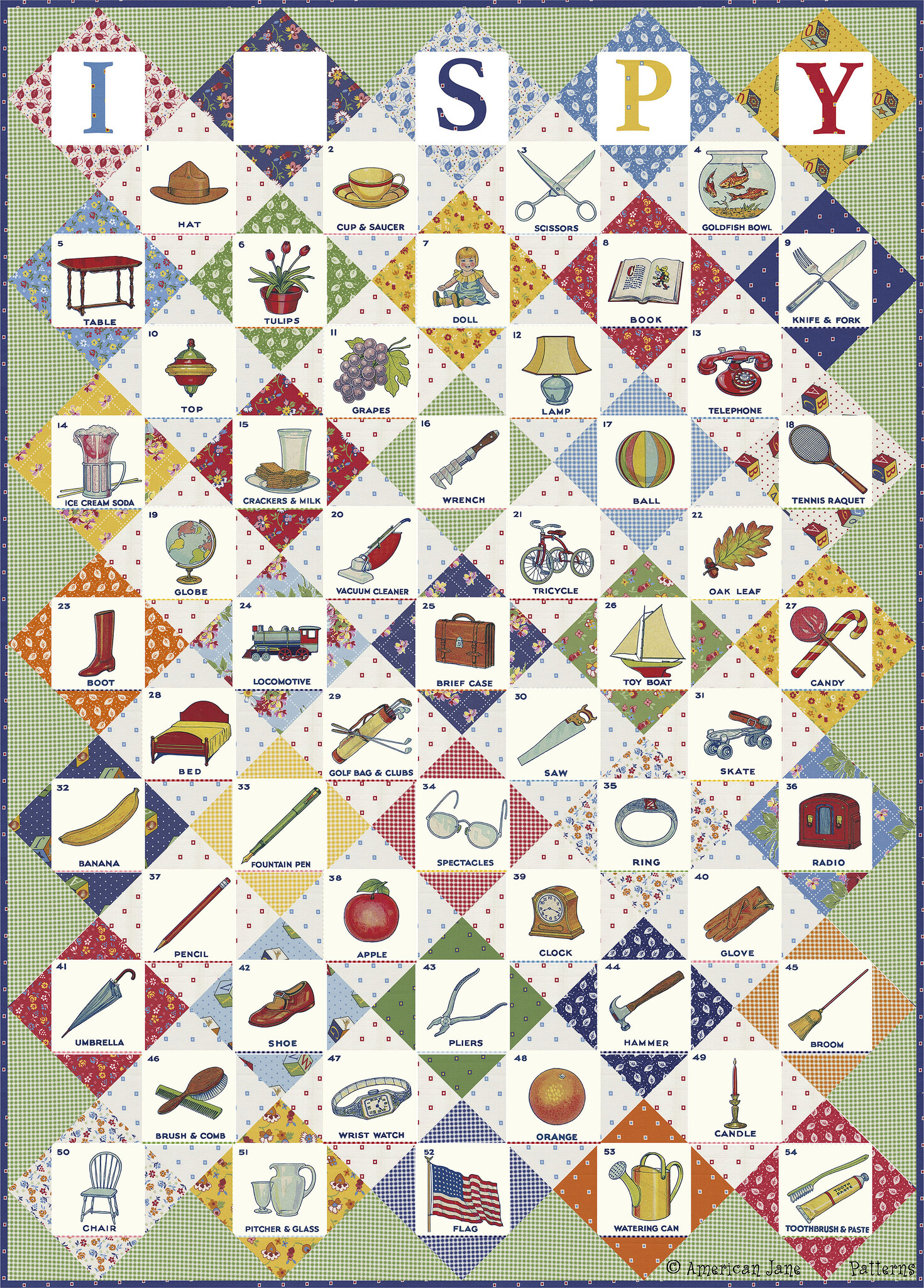 Patterns I Spy Quilt Pattern American Jane Patterns i spy quilt pattern american jane